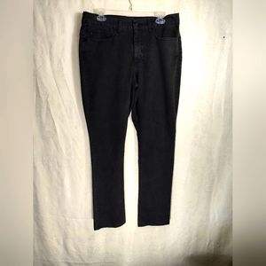 Lee Easy Fit black stretch jeans women's XL  #694